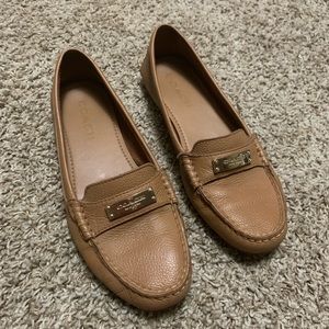 COACH pebble loafers size 7.5